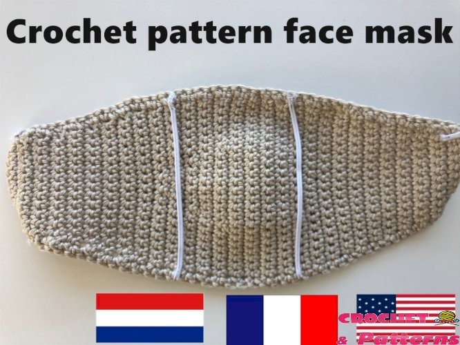 Crochet pattern face mask en